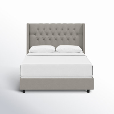 Breckin Upholstered Wingback Bed