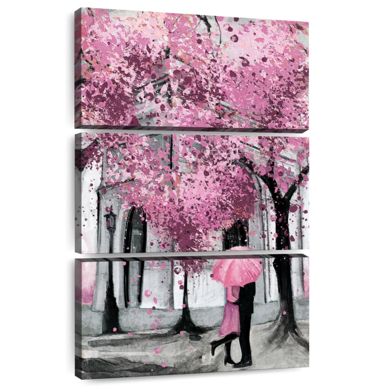 Hardie Pink Spring Paris Pop, 57" H x 36" W