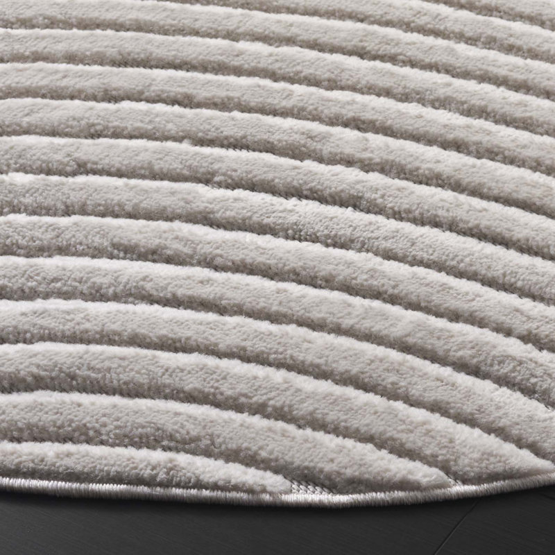 Loup Performance Solid Color Rug, Round 6'7"