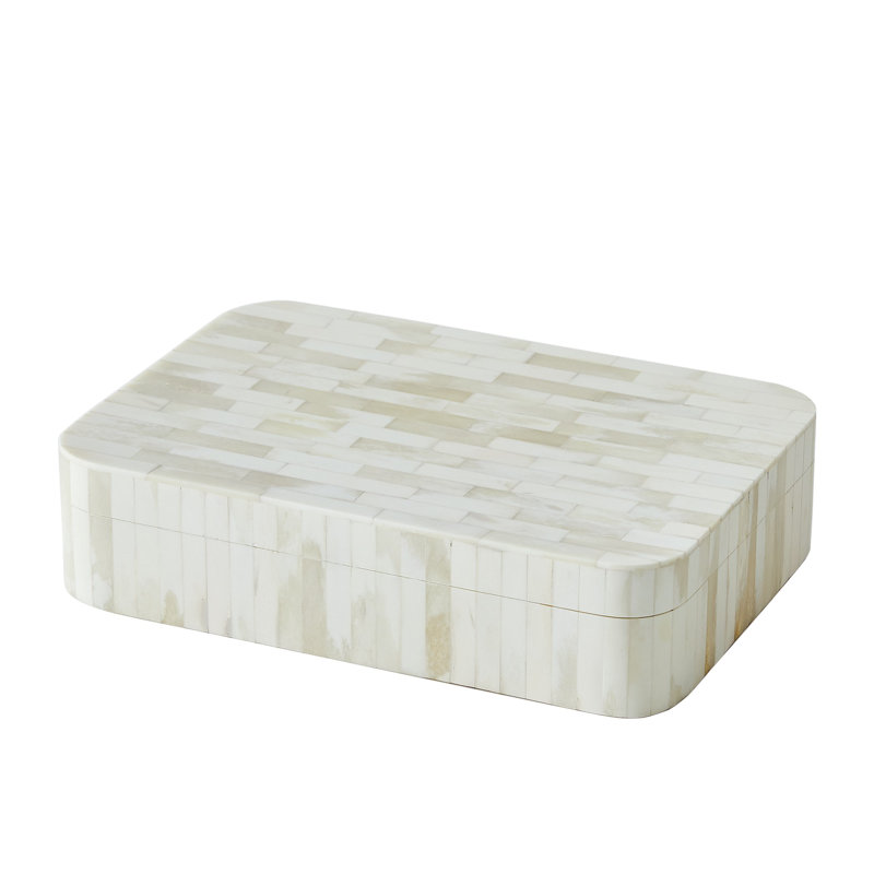 Handmade Decorative Box, 3" H x 13" W x 9" D