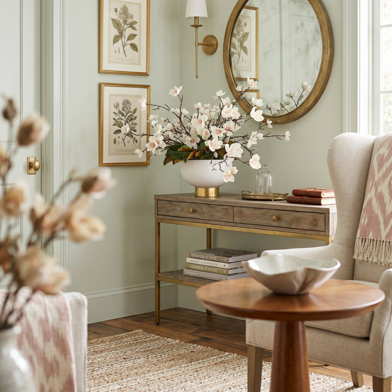 Butterfly Magnolia Floral Arrangement in Vase