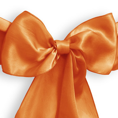 Elegant Satin Chair Sash
