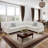 4-piece Flannel Sectional Sofa
