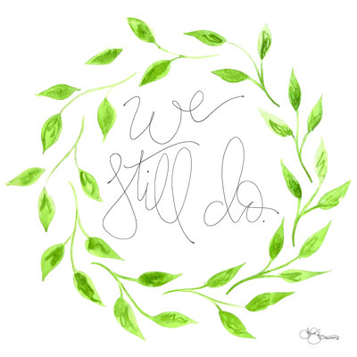 We We Do Do Wreath - Peinture