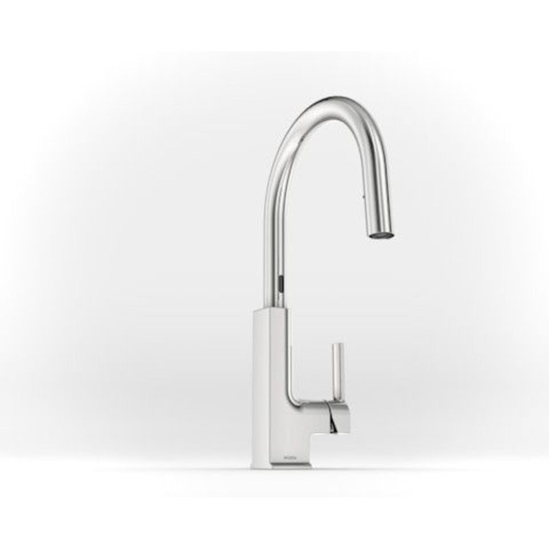 Robinet de cuisine à poignée simple sans contact Sto, Acier inoxydable résistant aux taches