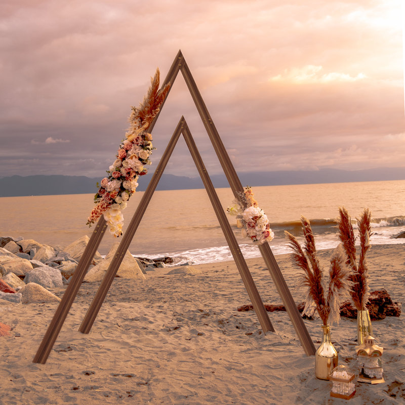 Ensemble de 2 arches de mariage en bois