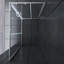Dobbin Double Added Framed Shower Door with Clear Glass-1551179035