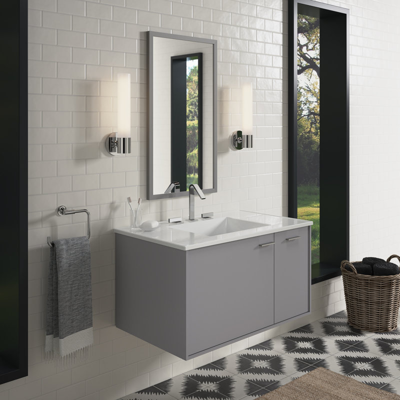 Jute® 36" Bathroom Vanity Base Only, Mohair Gray