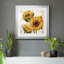 Tournesol d'été I - peinture encadrée-68643868-68643873