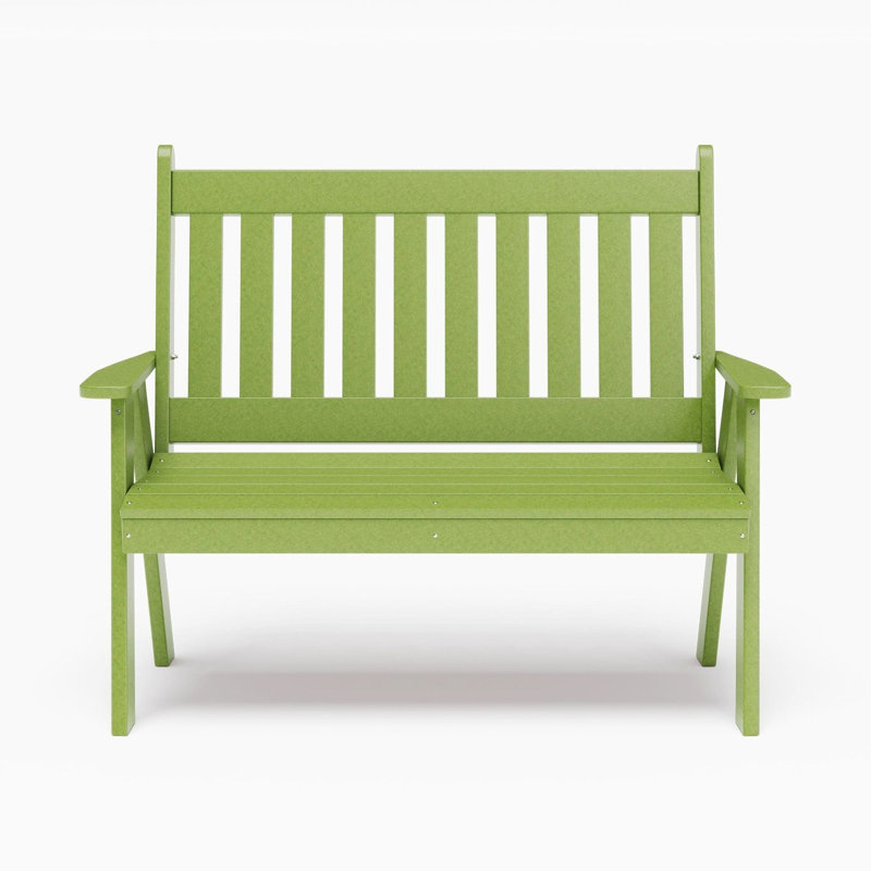 Banc de jardin Keystone Amish Co. Franklin, 4 PIEDS, Lime tropicale