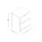 Aroob Modern 23.7'' H 2 Drawer Nightstand Set with Cutout Handles-1830982589-1847521313