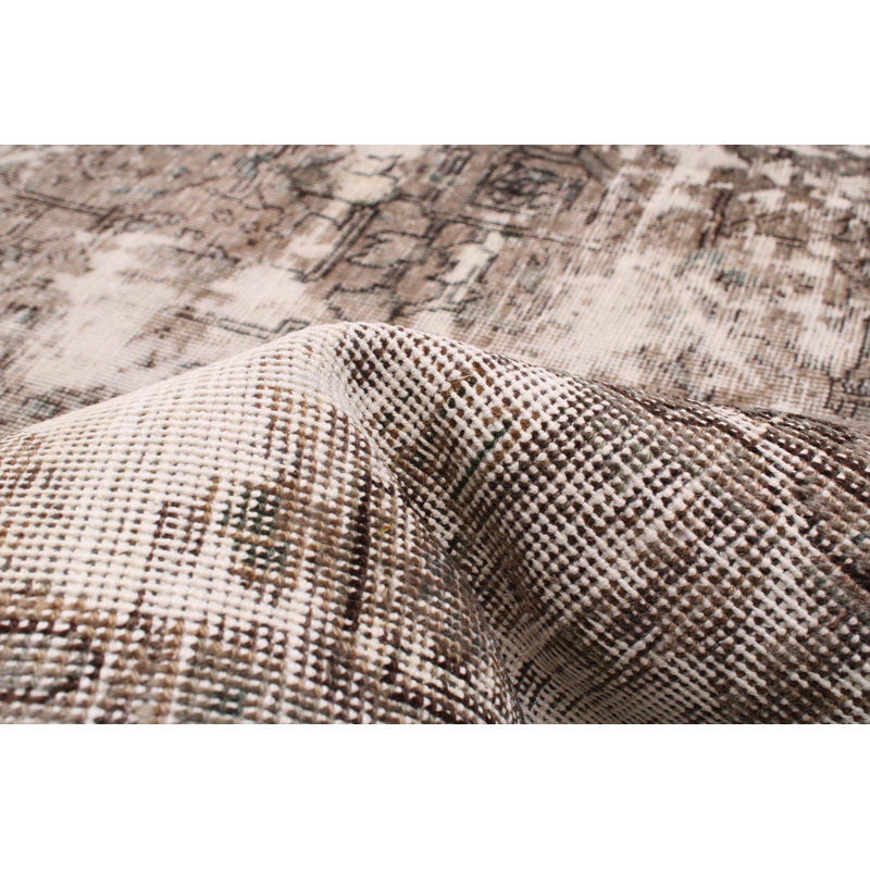 Tapis unique en laine gris 7 pi 7 po x 10 pi 6 po One Age of a Kind Laguardia