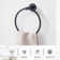 Wall Mounted Towel Ring with Concealed Mounting Hardware