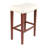 Upholstered Counter Stool with Solid Wood Frame-1530418016-1530418030