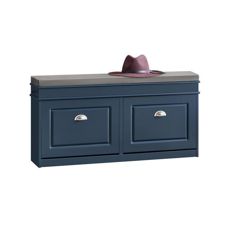 Hidden Shoe Bench with 2 Flip Drawers