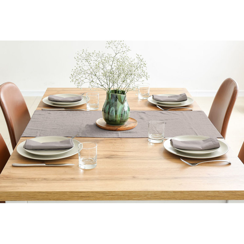 Ensemble de serviettes de table carré, L 16 po x L 16 po, Gris clair
