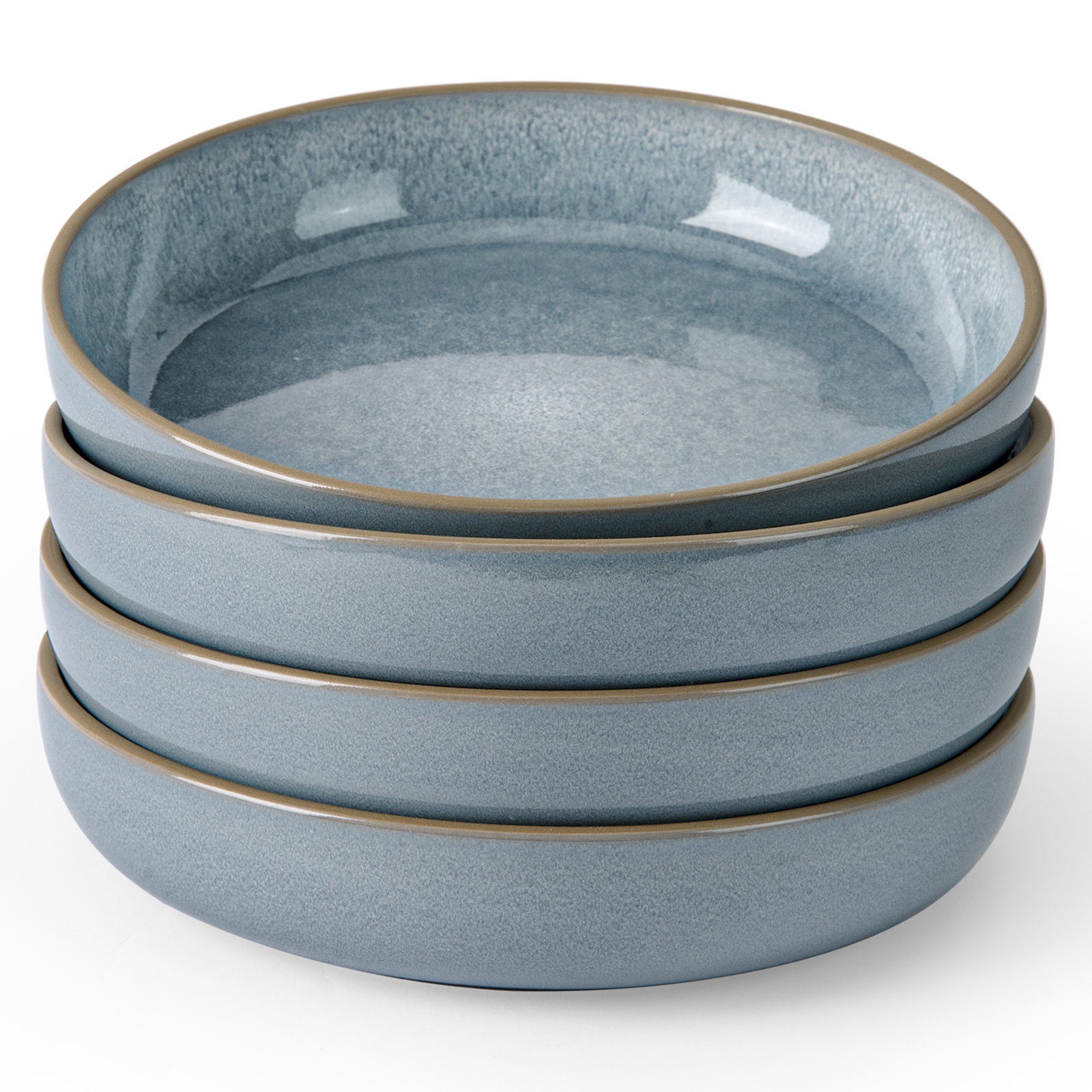 Willsboro 30oz. Stoneware Pasta Bowl, Light Blue