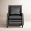 Fauteuil inclinable en cuir véritable Lavanda-86606354