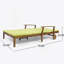 Double chaise longue de patio avec coussin-414613829