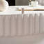 Table de rangement cannelée avec couvercle amovible