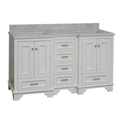 Ensemble de meuble-lavabo double 60 po Loughlam