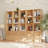 Branigans 5 Pcs 3-Tier Cube Bookshelf Storage Cabinet With Double Drawer And Shelf