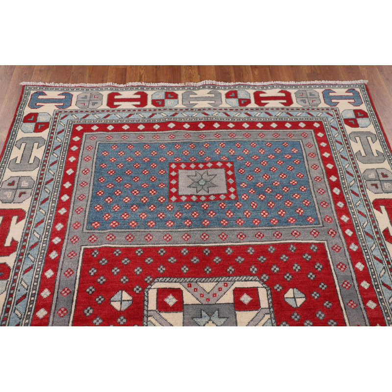 Handmade Kazak Oriental Rug 5