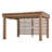 Sunjoy Pergola 11 x 13 ft. Steel Frame Pergola with Tan Adjustable Sling Fabric Canopy
