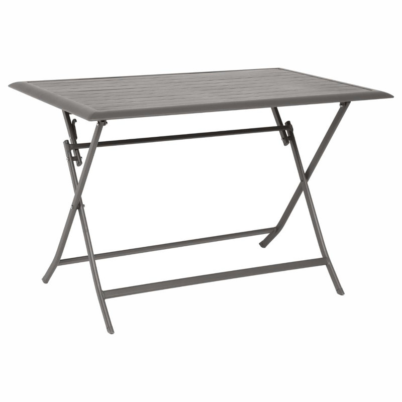 Telemanus Rectangular Outdoor Bistro Table, 71cm H x 71cm W x 110cm D, Yellow