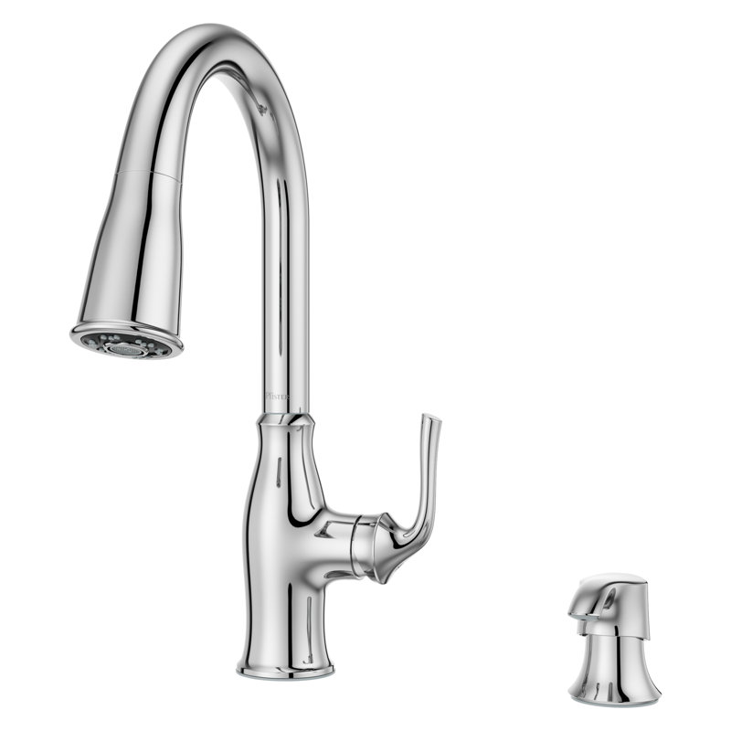 Pfister Rosslyn 1-Handle Pull-Down Kitchen Faucet, Polished Chrome
