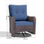 Chaise de patio à bascule pivotante en rotin toutes saisons avec coussins-1726749559