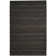 Paucar Natural Fiber Hand Woven Jute/Cotton Solid Color Rug in Charcoal Gray