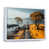 White Floater Framed