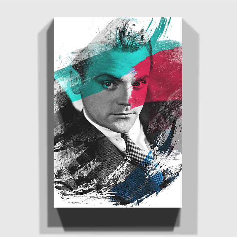 James Cagney - Print on Canvas, 100cm H x 70cm W
