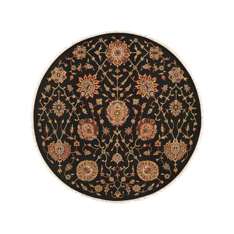 Wool Floral Area Rug, Runner 2'6" x 8'