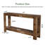 63cm Solid Wood Console Table