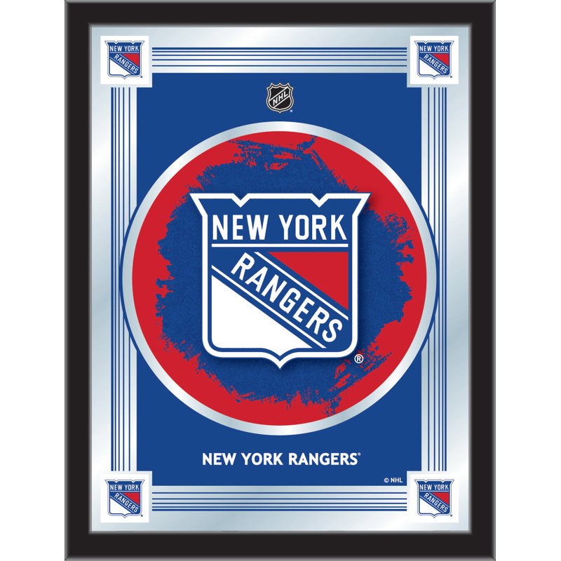 « logo mirror », impression encadrée NHL, New York Rangers