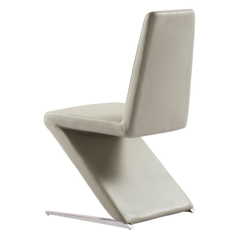 Chaise d'appoint rembourrée Beason, Taupe