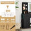 Bureau de coiffeuse Damietta avec miroir lumineux à DEL et prise de courant, table de maquillage avec tiroirs et armoire, tabouret de rangement, coiffeuse pour chambre à coucher-614643388
