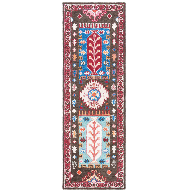 Spacek Hand Tufted Wool Rug, Runner 2'3" x 7'