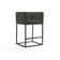 Upholstered Counter Stool with Metal Frame
