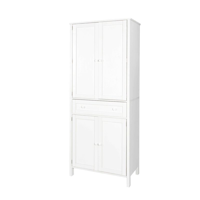 Pantry Cabinet with Adjustable Shelves, Doors and Drawers