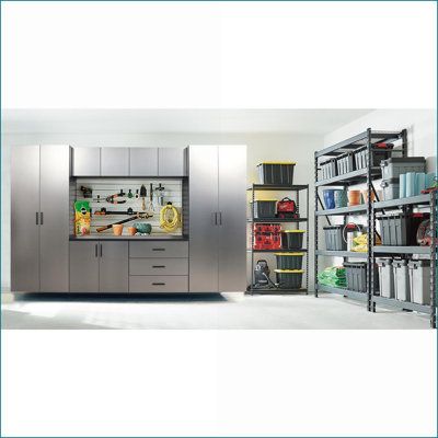 Cabinets, 32 in. W Metal Wall Mounted Storage Cabinet with Soft-Closing Doors Drawers | Slate Gray | Minimalist | Bathroom