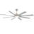 Brixham 84" 8-Blade Standard Industrial LED Ceiling Fan with Remote and Intelligent Control and Voice Function-1778564064-1802419054