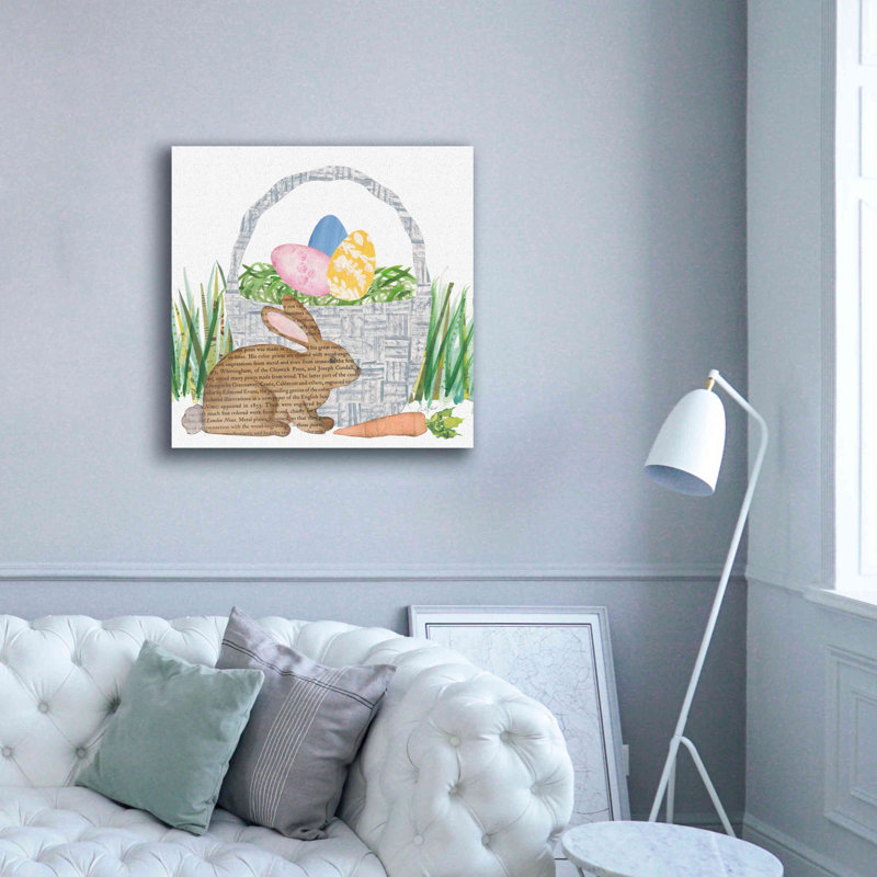 «Spring Has Sprung V» par Courtney Prahl, art mural sur toile, H 37 po x l 37 po x P 1,5 po
