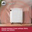 Black And Decker Electric Radiator Space Heater with Adjustable Thermostat and with Digital Display-98844874