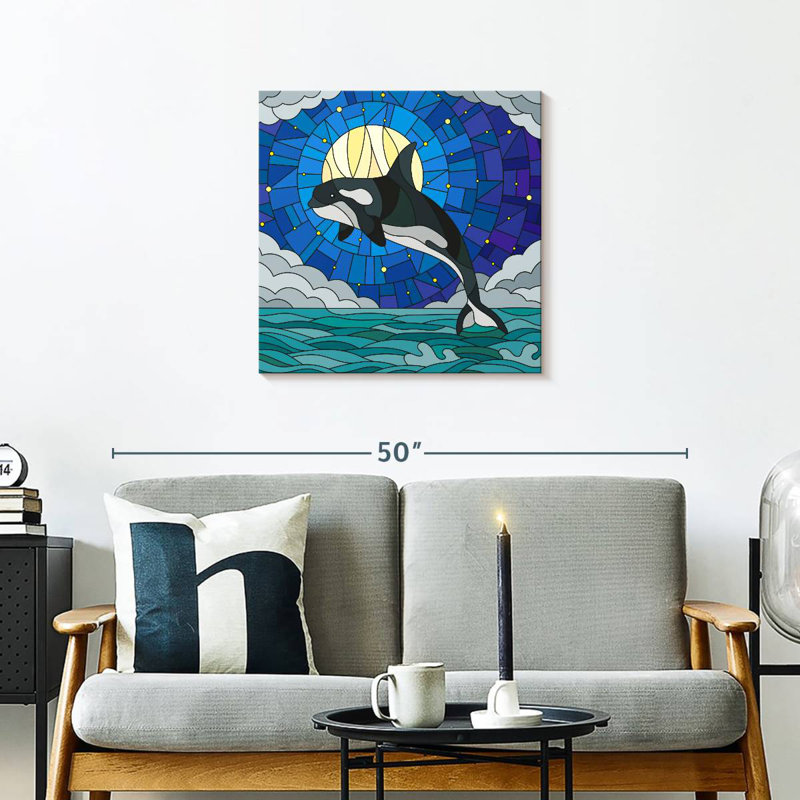 Crowle Stained Glass Orca