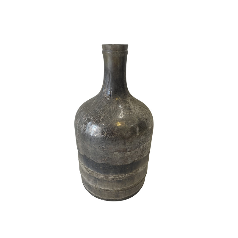 Ribas Glass Table Vase, 10" H x 5" W x 5" D