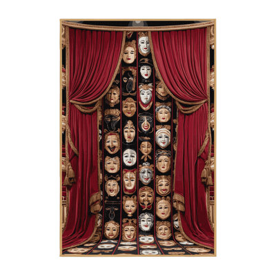 Washable Opera and Theatre Themes Music Area Rug