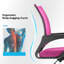 Chaise de bureau en filet ergonomique Chaise de bureau ergonomique pivotante à roulettes Chaise de bureau à hauteur réglable avec accoudoirs lombaires pour le bureau personnel-962170322